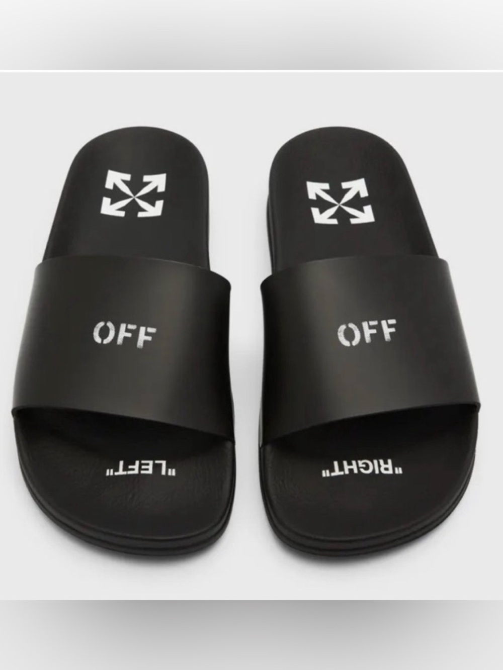 Off-White Pool Slides